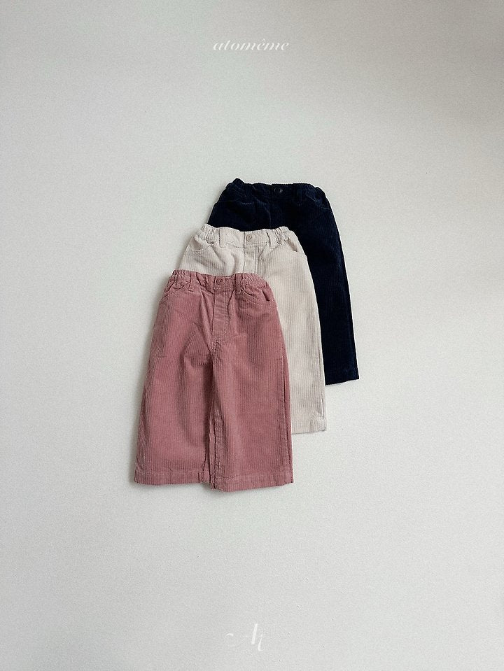 [PRE-ORDER] Crepe Corduroy Pants