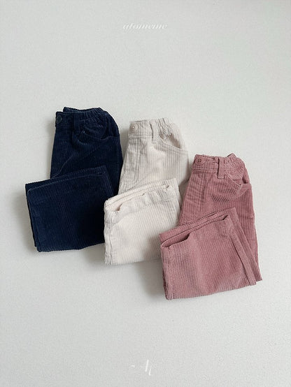 [PRE-ORDER] Crepe Corduroy Pants
