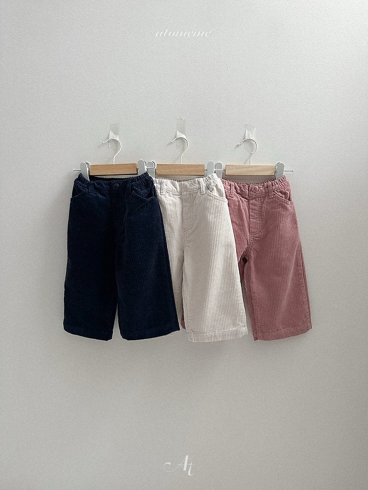 [PRE-ORDER] Crepe Corduroy Pants