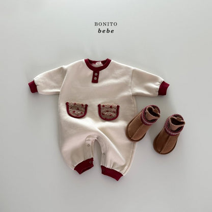 [PRE-ORDER] Color Block Two Pocket Body Suit