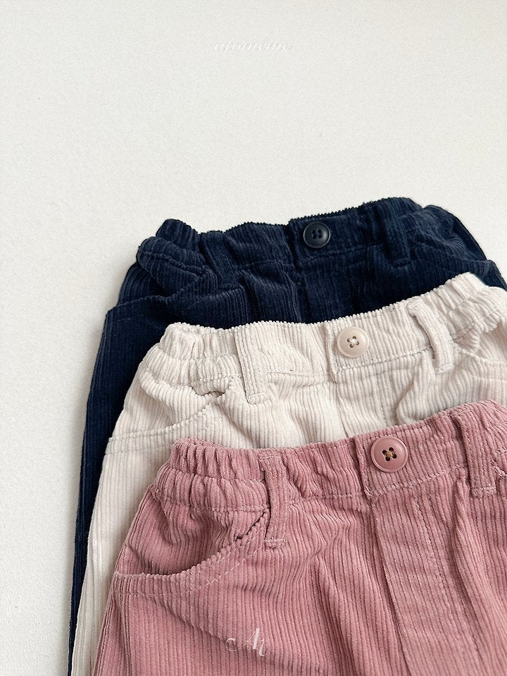 [PRE-ORDER] Crepe Corduroy Pants