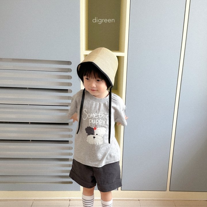Something Puppy T-Shirts [Ivory/S(2-3yr)]