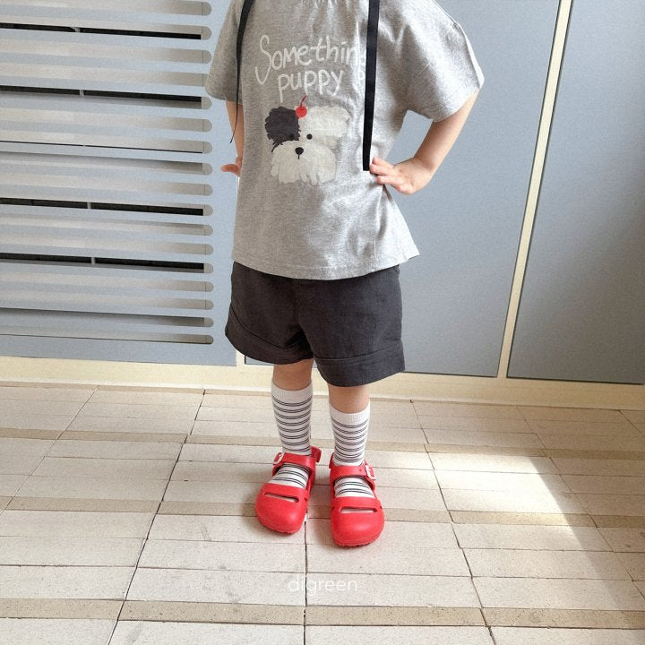 Something Puppy T-Shirts [Ivory/S(2-3yr)]