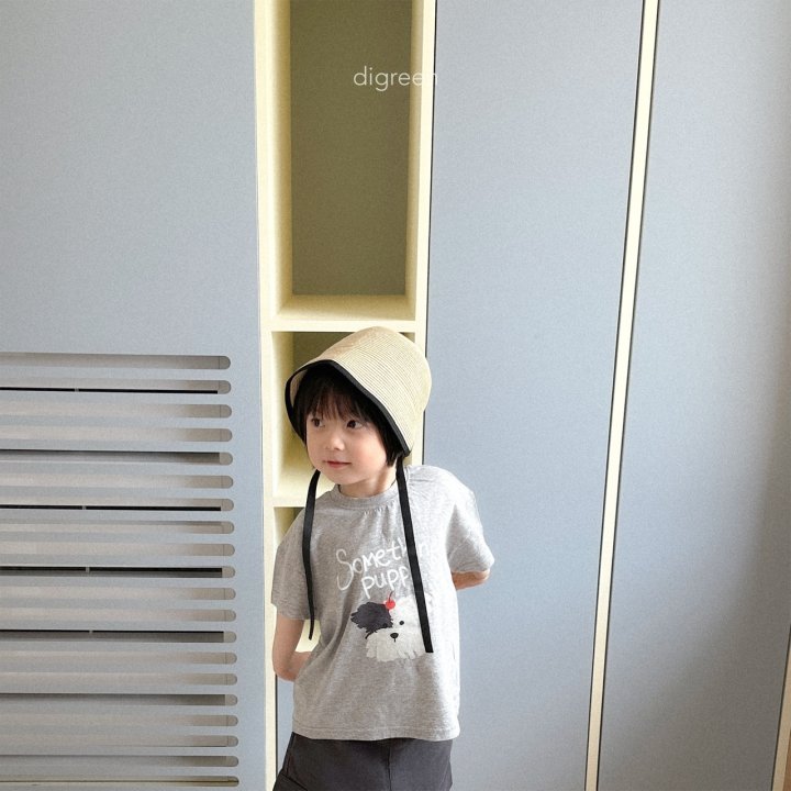 Something Puppy T-Shirts [Ivory/S(2-3yr)]