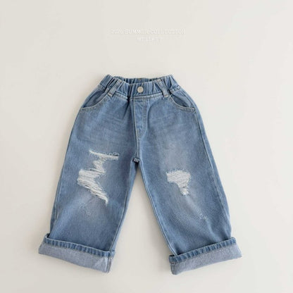 [PRE-ORDER] Folding Vintage Denim Pants