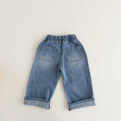 [PRE-ORDER] Folding Vintage Denim Pants