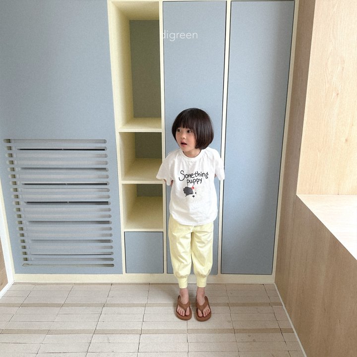 Something Puppy T-Shirts [Ivory/S(2-3yr)]