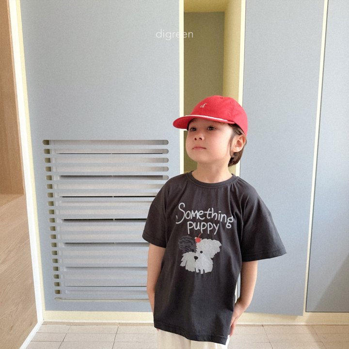 Something Puppy T-Shirts [Ivory/S(2-3yr)]