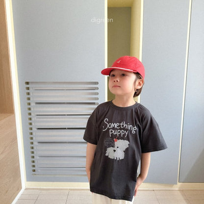 Something Puppy T-Shirts [Ivory/S(2-3yr)]