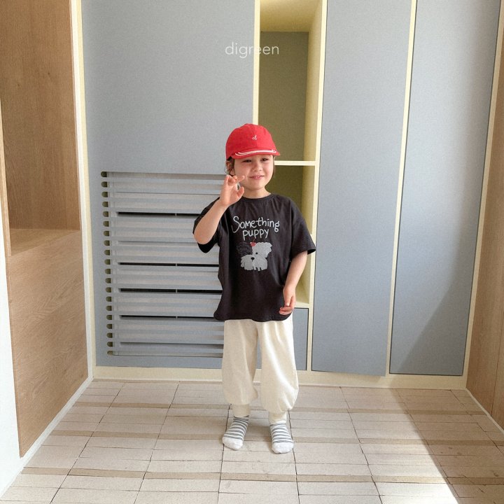 Something Puppy T-Shirts [Ivory/S(2-3yr)]