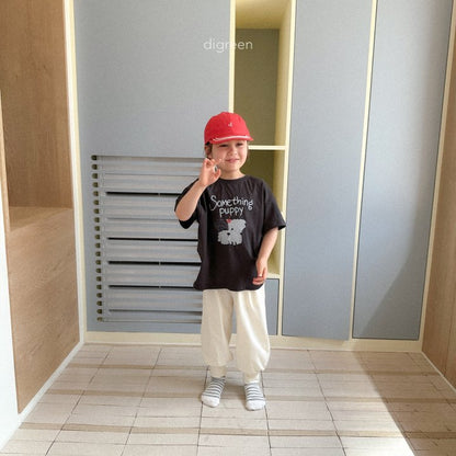 Something Puppy T-Shirts [Ivory/S(2-3yr)]