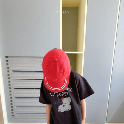 Something Puppy T-Shirts [Ivory/S(2-3yr)]
