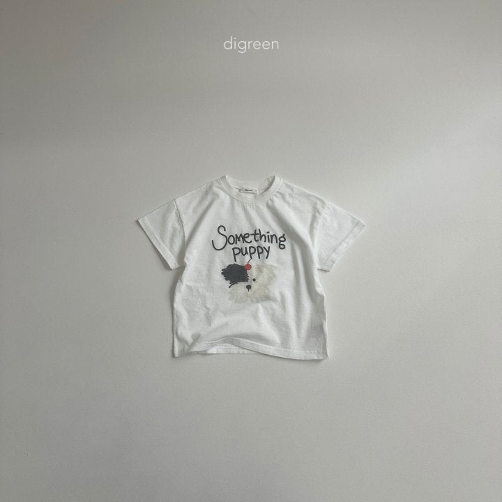Something Puppy T-Shirts [Ivory/S(2-3yr)]