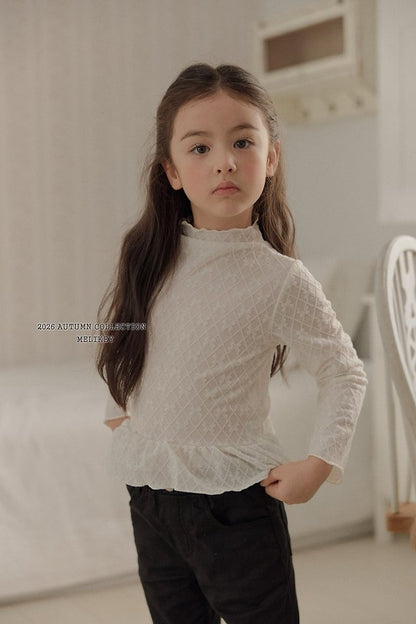 [PRE-ORDER] Frill Ribbon Mesh T-Shirts