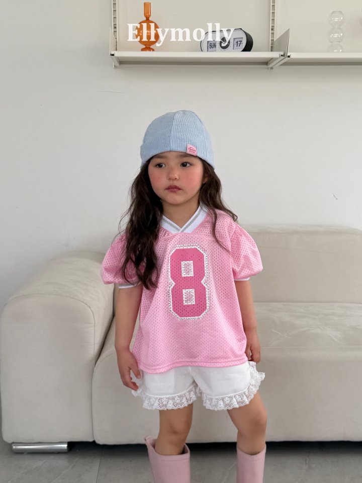[PRE-ORDER] Mesh Puff V Neck T-Shirts