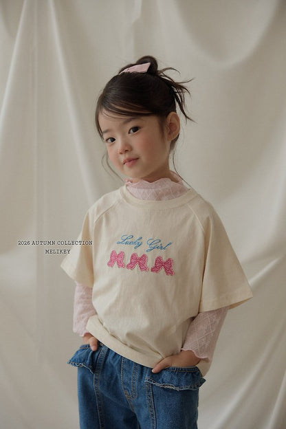 [PRE-ORDER] Frill Ribbon Mesh T-Shirts