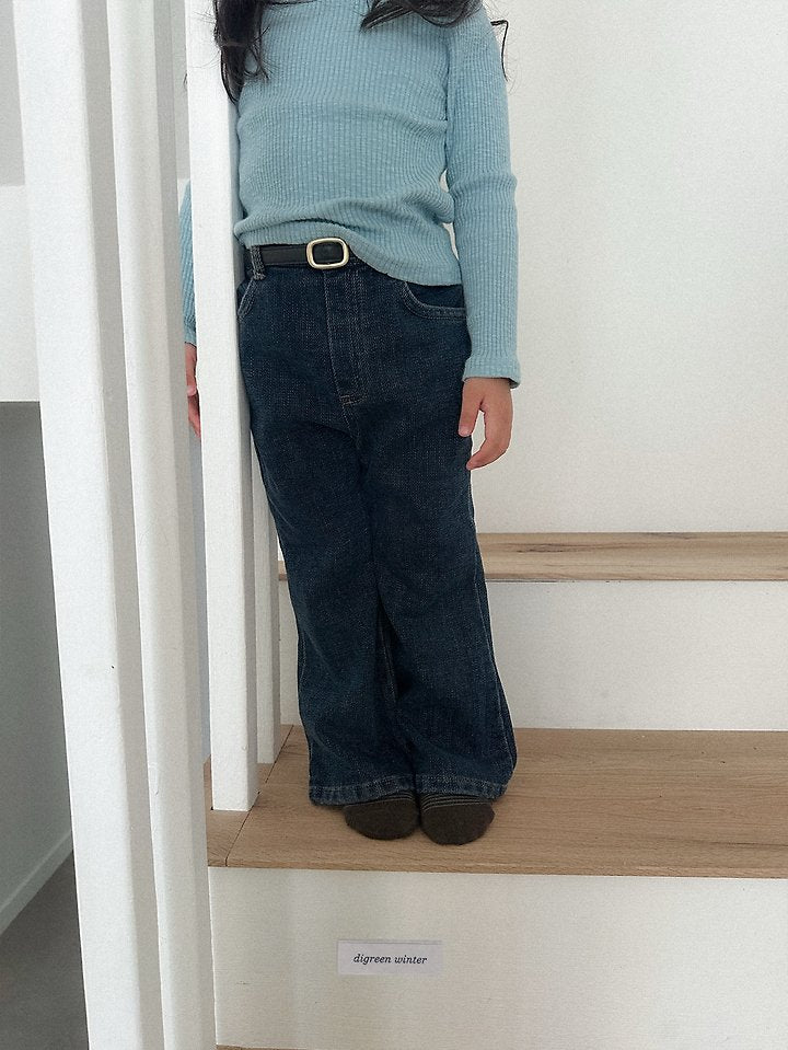 [PRE-ORDER] Chenille Boot-Cut Denim Pants