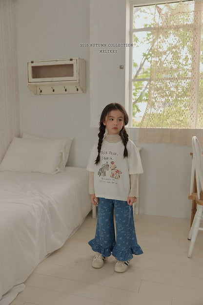 [PRE-ORDER] Frill Ribbon Mesh T-Shirts