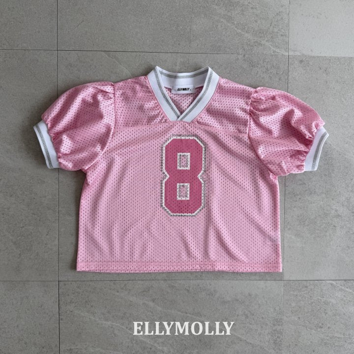 [PRE-ORDER] Mesh Puff V Neck T-Shirts