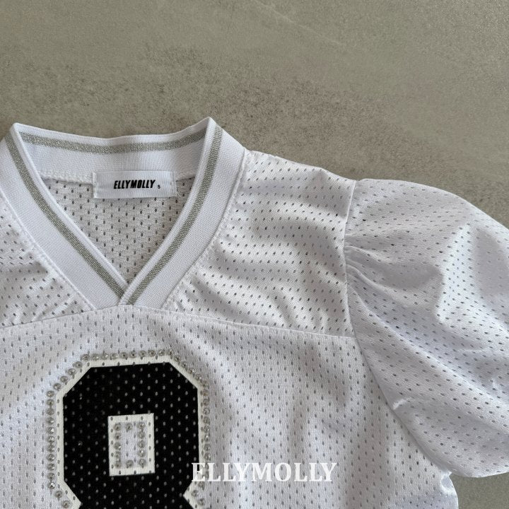 [PRE-ORDER] Mesh Puff V Neck T-Shirts