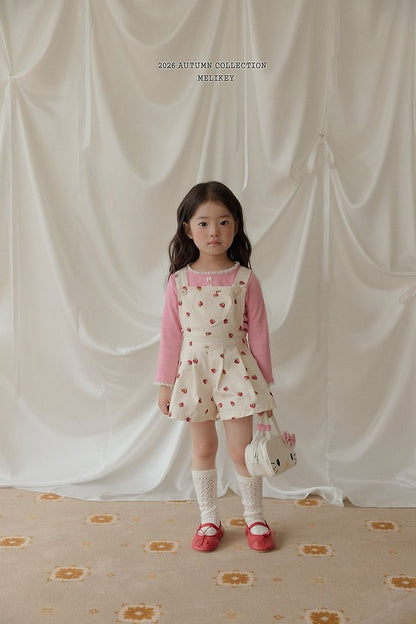 [PRE-ORDER] Strawberry Heart Overalls