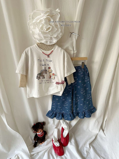 [PRE-ORDER] Frill Ribbon Mesh T-Shirts