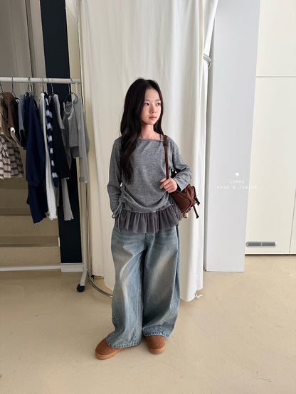 [PRE-ORDER] Mesh Frill T-Shirts