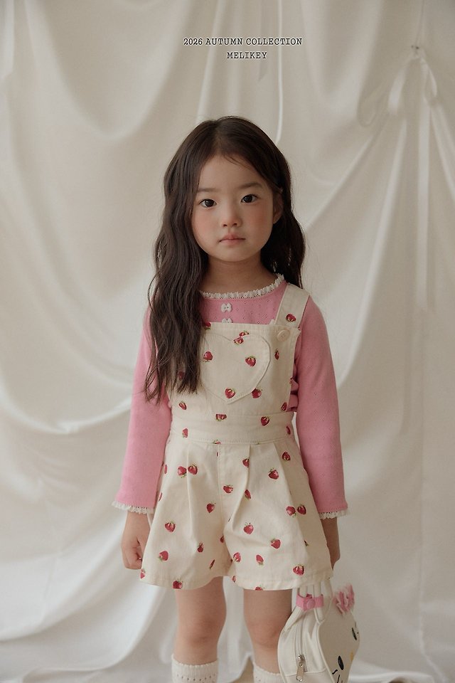 [PRE-ORDER] Strawberry Heart Overalls