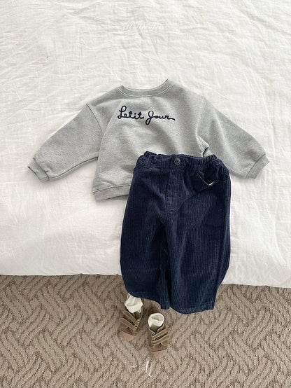 [PRE-ORDER] Crepe Corduroy Pants