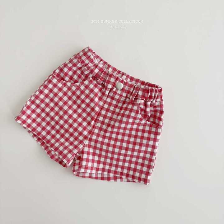 [PRE-ORDER] Check Heart Shorts