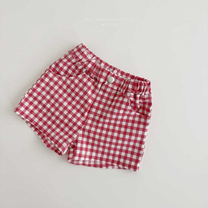 [PRE-ORDER] Check Heart Shorts