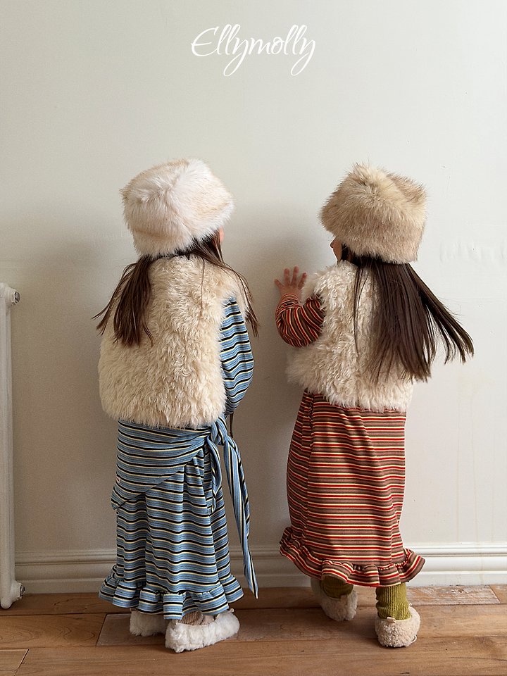 [PRE-ORDER] Fleece Frill Long Dress