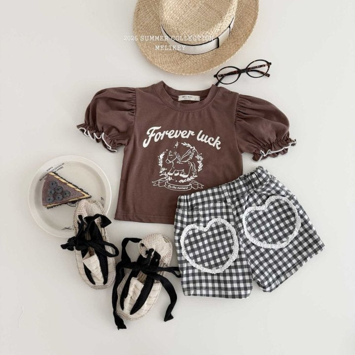 [PRE-ORDER] Check Heart Shorts