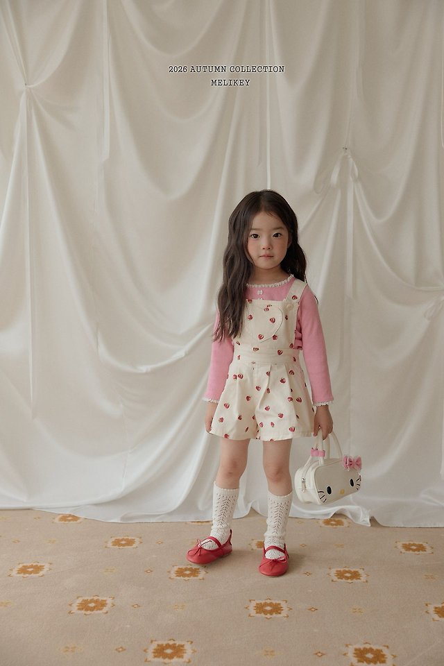 [PRE-ORDER] Strawberry Heart Overalls