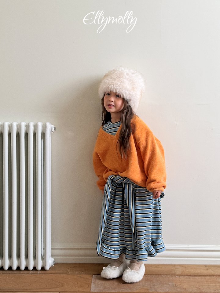 [PRE-ORDER] Fleece Frill Long Dress