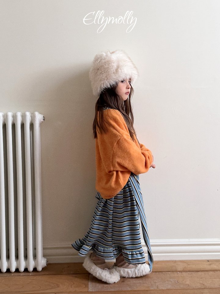 [PRE-ORDER] Fleece Frill Long Dress