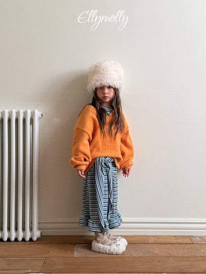[PRE-ORDER] Fleece Frill Long Dress