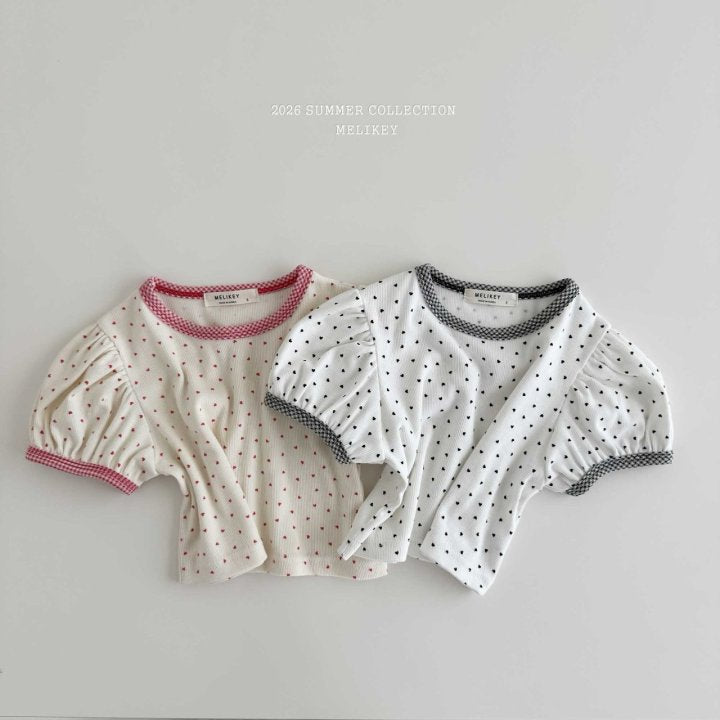 [PRE-ORDER] Mini Heart Puff T-Shirts