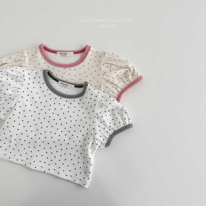 [PRE-ORDER] Mini Heart Puff T-Shirts