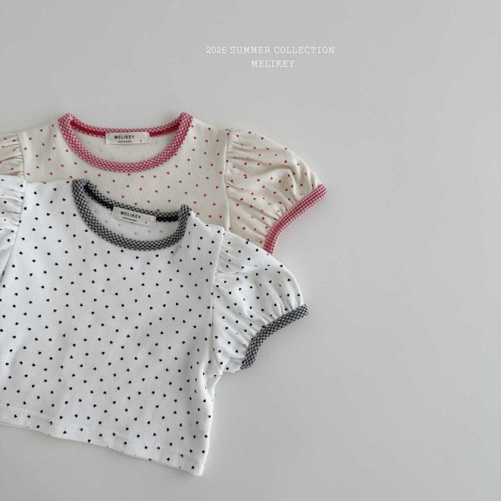 [PRE-ORDER] Mini Heart Puff T-Shirts