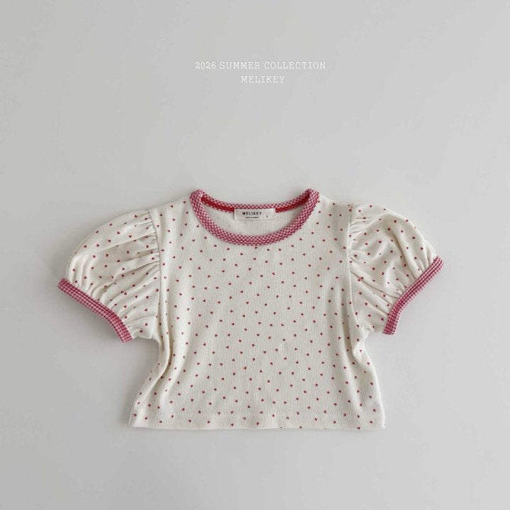 [PRE-ORDER] Mini Heart Puff T-Shirts
