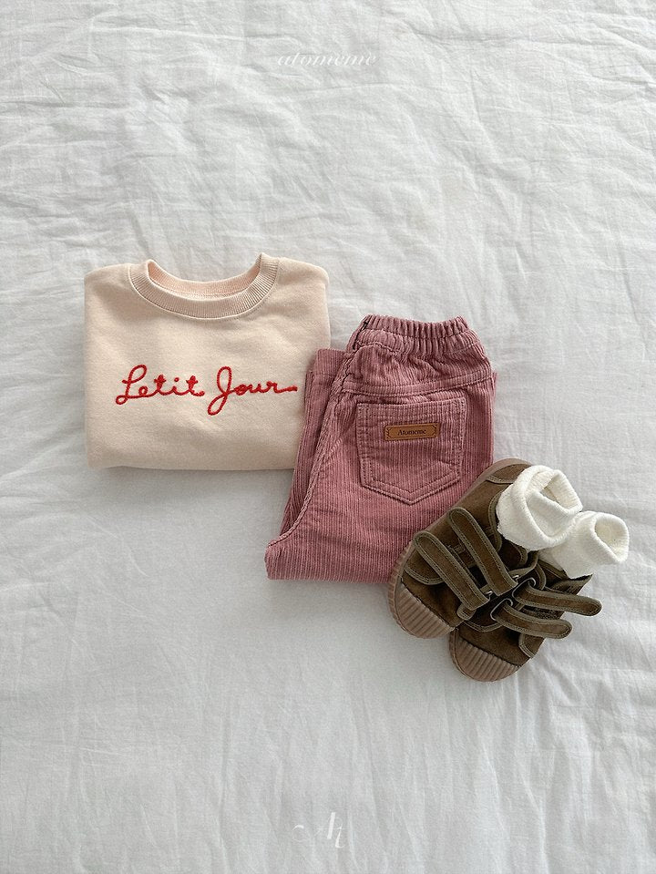 [PRE-ORDER] Crepe Corduroy Pants