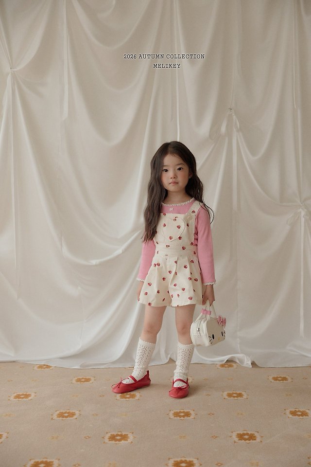 [PRE-ORDER] Strawberry Heart Overalls