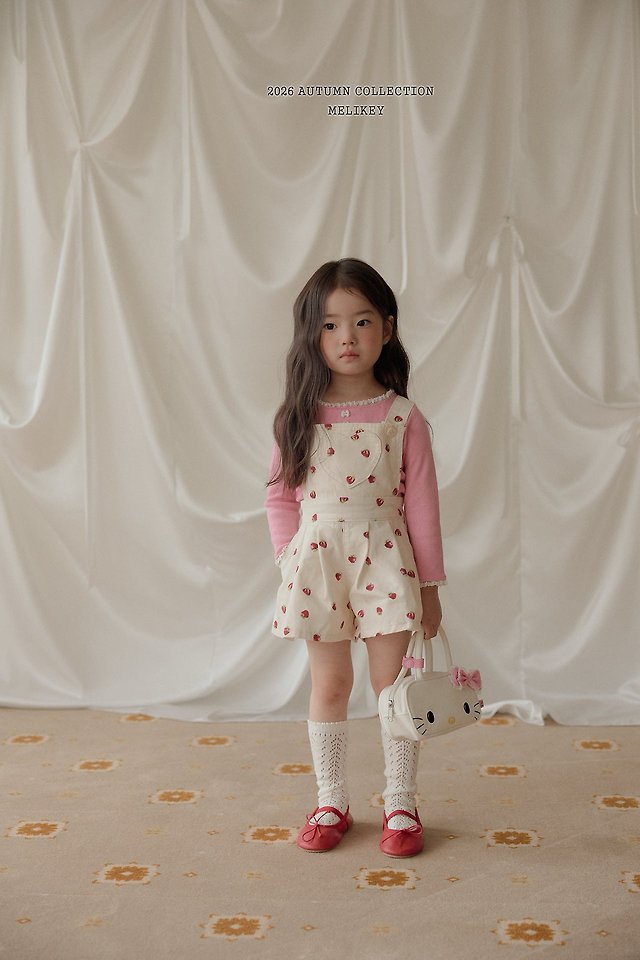 [PRE-ORDER] Strawberry Heart Overalls
