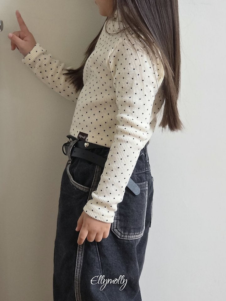 [PRE-ORDER] Dot Half Turtleneck T-Shirts