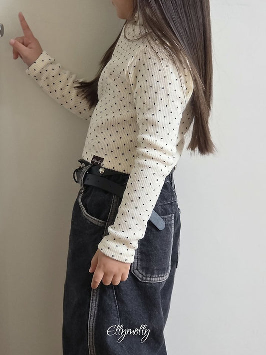 [PRE-ORDER] Dot Half Turtleneck T-Shirts