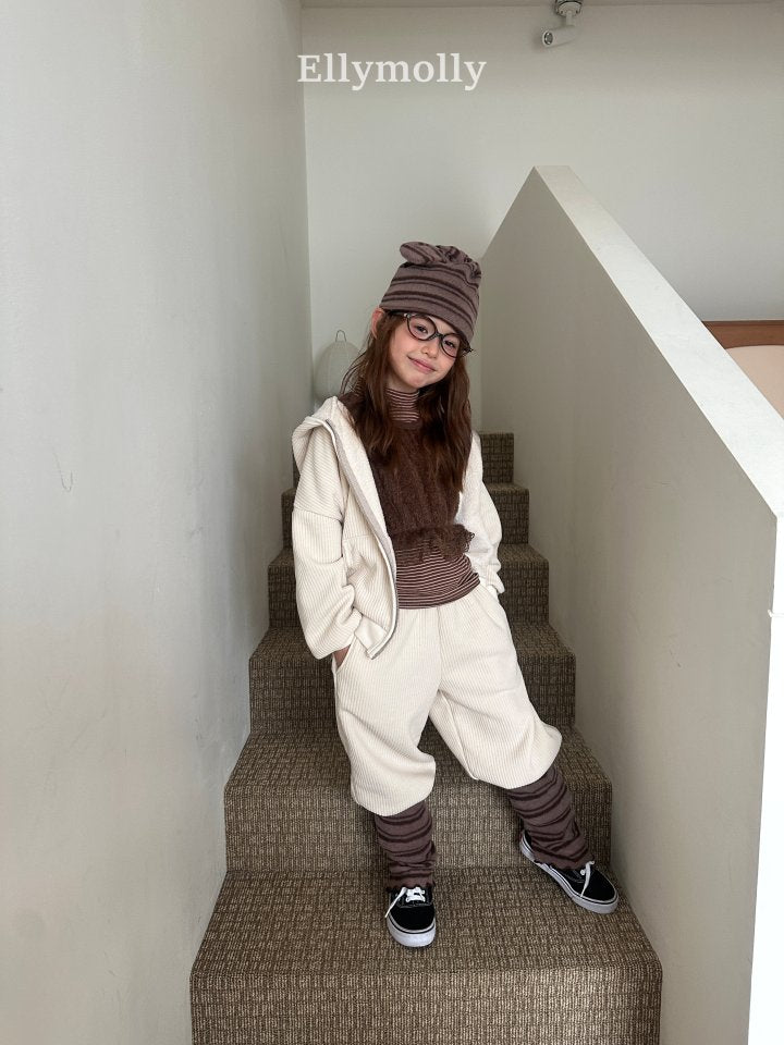 [PRE-ORDER] Mu Stripe Half Turtleneck T-Shirts