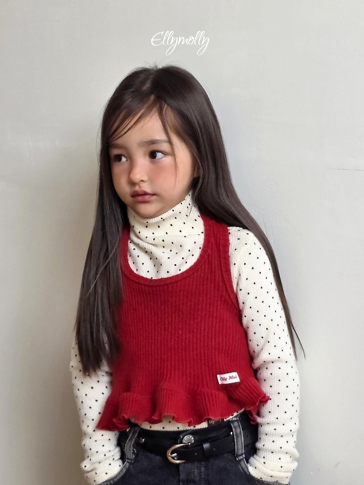 [PRE-ORDER] Dot Half Turtleneck T-Shirts