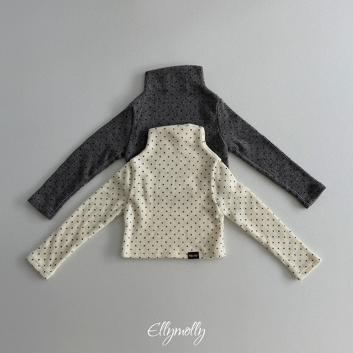 [PRE-ORDER] Dot Half Turtleneck T-Shirts