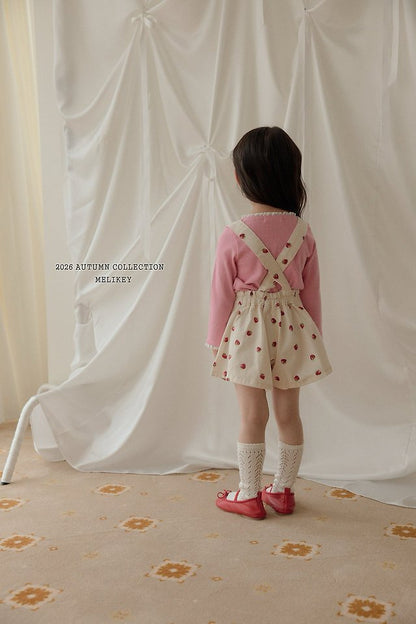 [PRE-ORDER] Strawberry Heart Overalls